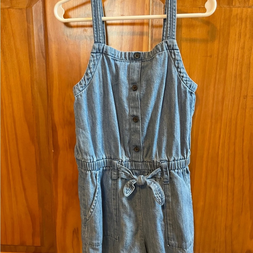 Old Navy Kids Light Blue Denim Jumpsuit